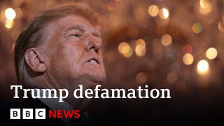 Trump posts 91m bond as he appeals against E Jean Carroll defamation case  BBC News [upl. by Arbmik625]