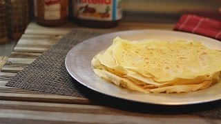 Recette de crêpes allégées sans sucre [upl. by Ynohtna]