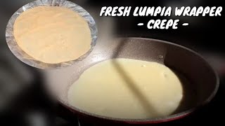 LUMPIANG SARIWA WRAPPER  pabalat  crepe [upl. by Sagerman]