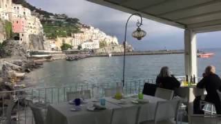 Restaurant in Amalfi town [upl. by Arelus229]