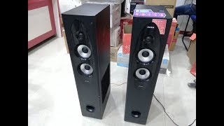 Big Powerful FampD Tower Speaker T60X Review amp Testing [upl. by Htennek]