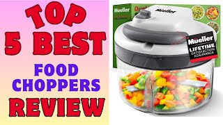 ✅ Buyers Guide Best 5 Food Choppers For The Money  Top Food Choppers Review ✌️ [upl. by Banquer]