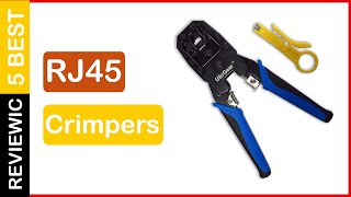 ✅ Best RJ45 Crimpers On Amazon In 2023 ✨ Top 5 Tested amp Buying Guide [upl. by Kcirddahc]