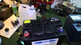 Preparing batteries to make 48 volt battery bank  077 [upl. by Notslah131]