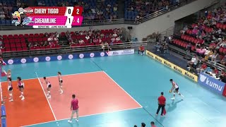 Carandang gets groove going in set 2  2023 PVL AllFilipino Conference [upl. by Artimas]