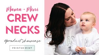 Increase Etsy sales with Mommy and Me Apparel  Gildan Crewneck Sweatshirts [upl. by Ati]