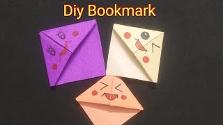 Diy Bookmark  easy bookmark making  origami paper craft  paper craft ideas papercraft diycraft [upl. by Chen]