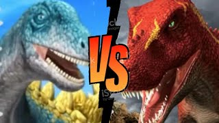 Ampelosaurus vs Tyrannosaurus [upl. by Kcinnay46]