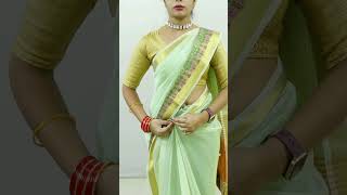 Diwali special saree draping tutorial for beginners  Wedding saree draping tutorial  Sari wear [upl. by Nodnar638]