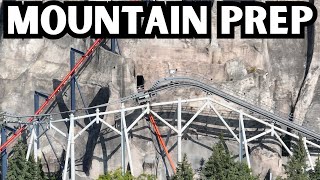 Canadas Wonderland AlpenFury Construction Update [upl. by Nomelc404]