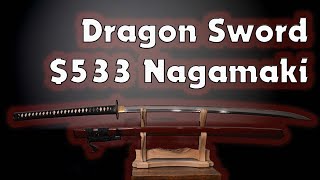 ShadowDancerSwords 533 Nagamaki Dragon Sword [upl. by Burget]