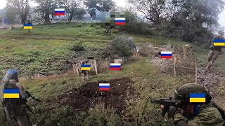 Ukrainian K2 Battalion Brutally Close Combat Kills One By One In Trench [upl. by Nhguav]