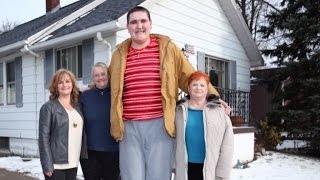 Worlds Tallest Teenager Cant Stop Growing Due to Rare Genetic Condition [upl. by Ennaj]