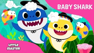 Tiney Ocean Baby Sharks Preschool Rhymes  Baby shark long  Baby shark dance [upl. by Anneuq]