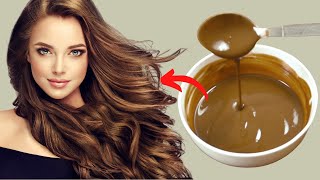 Dye hair in a shiny brown color NATURALLY 💯 from the first use super effective [upl. by Boonie]