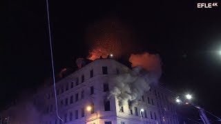 Menschen schreien um Hilfe Dramatischer Wohnhausbrand LeipzigSellerhausen 2930032018 [upl. by Joanna300]