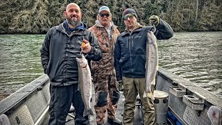 Steelhead Fishing on the Cowlitz River with Clancys Guided Sport Fishing [upl. by Irek313]