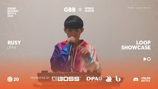 RUSY  Grand Beatbox Battle 2020 Online Loopstation  Elimination [upl. by Cired1]