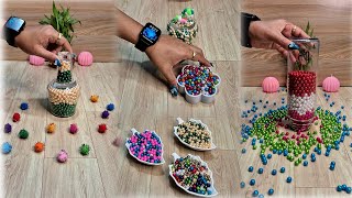 Satisfying Reverse Beads ASMR ♥️♥️♥️ 27 reverse asmr satisfying [upl. by Delija]