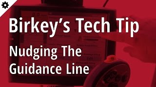 Birkeys Tech Tip Nudging the guidance line in a Case IH combine [upl. by Yesnik]