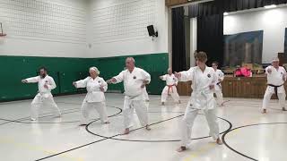 Karate Ontario White Belt Grading [upl. by Enilorak662]