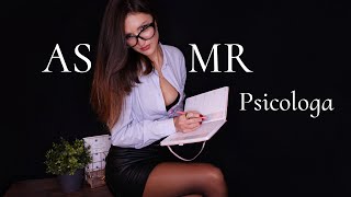 ASMR SONO LA TUA PSICOLOGA 👩🏼‍⚕️ Roleplay Realistico Sussurri Delicati 🥰 [upl. by Esiuol195]