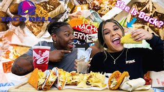 NICOLE IS BACK🥳 Taco Bell Mukbang🌮🔔 [upl. by Ahsekyw]