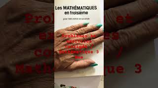 Les mathématiques en troisième pour bien entrer en secondeRésumés problèmeset exercices corrigés [upl. by Evered574]