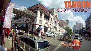 Yangons popular Bogyoke Aung San Scott Markets [upl. by Rolyt]