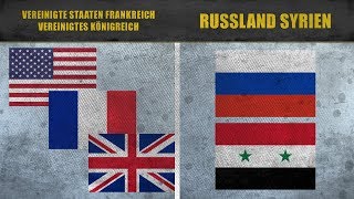 VEREINIGTE STAATEN FRANKREICH VEREINIGTES KÖNIGREICH vs RUSSLAND SYRIEN [upl. by Laval963]