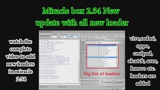 miracle box 258 crack new update with all new loaders 2018 [upl. by Leunad]