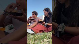 Everything I Ate at the Vegan Camp Out Part 1 shorts [upl. by Eilah]