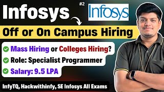 Infosys Off Or On Campus Hiring 2024  All Queries Solved InfyTQ Hackwithinfy SE All Exam Process [upl. by Phyllys]