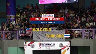 M75 Malaysia vs Thailand  ISTAF Sepaktakraw World Cup Kuala Lumpur 2024 [upl. by Cy361]