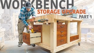 Double Flip Top Workbench  Storage Upgrade Part 1 of 2 [upl. by Millan]