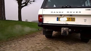 Range Rover V8 35l Exhaust Sound  Land Rover Classic [upl. by Leeland151]