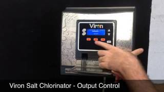 Viron Salt Chlorinator  Output Control Spa Mode [upl. by Anilave]