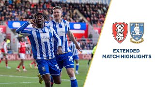 UGBO STRIKES AGAIN 🔥  Extended highlights Rotherham v Owls [upl. by Nauq]