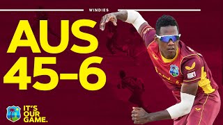 Superb Bowling Display Reduces Australia to 456  West Indies v Australia 2021 ODI [upl. by Uv]