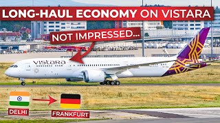 Why VISTARAs B7879 ECONOMY isnt as good as people say  Delhi to Frankfurt  BRUTALLY HONEST [upl. by Asssilem495]