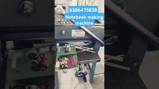 Notebook making notebook making machine [upl. by Oiznun]