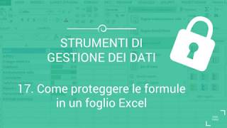 Come nascondere le formule contenute in un foglio di Excel  Excel Facile [upl. by Sorilda]