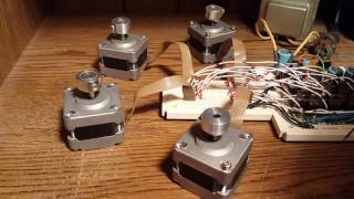 Stepper Motor Music  Bach [upl. by Kiyohara]