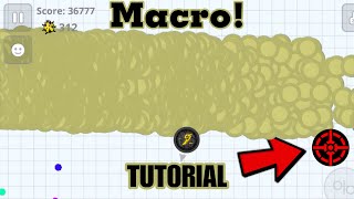 DESTROYING EVERYONE  MACRO TUTORIAL AGARIO MOBILE [upl. by Briano]