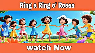 Ring a Ring o Roses nursery rhymes for kids nurseryrhymes [upl. by Asehr]