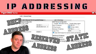 IP Addressing  Static Dynamic and Reserved [upl. by Aiciram]