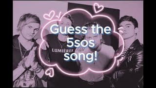 Guess the 5sos song 4 levels of difficulty [upl. by Irfan]