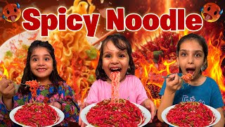 The Greatest Spicy 🌶️ Noodles Eating Challenge 🤯 Guess The Winner [upl. by Namrac]