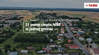 31 pomp ciepła NIBE w jednej gminie Rozwój OZE na terenie Gminy Cieszanów [upl. by Jadd197]