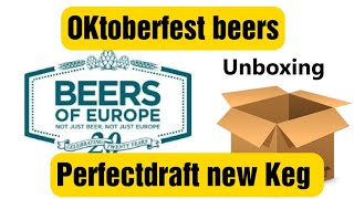 Beers Of Europe Huge unboxing Including Oktoberfest Beers amp New Perfectdraft Keg [upl. by Shult]